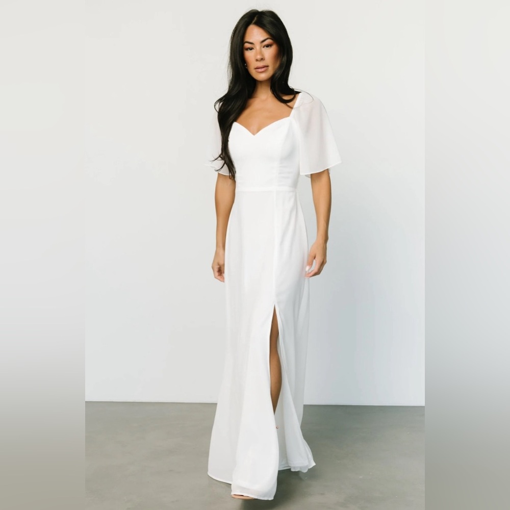 Sierra Sweetheart Maxi Dress - White